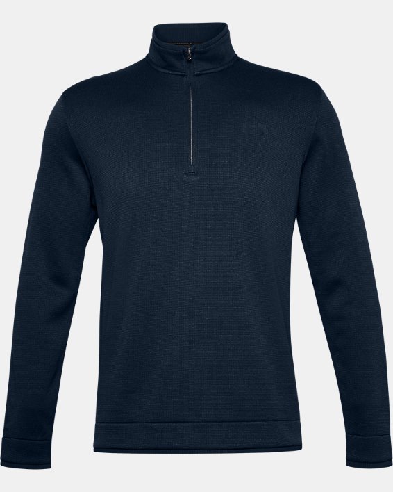 Herren UA Storm SweaterFleece mit ½-Zip, Navy, pdpMainDesktop image number 4
